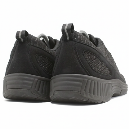 ORTHOFEET CORAL NO-TIE LACE BLACK