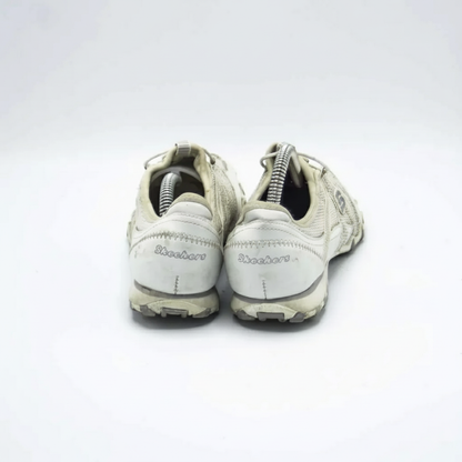 Skechers Gray Leather shimmer Sneaker