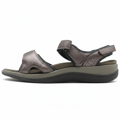 ORTHOFEET Malibu Two Way Strap Pewter