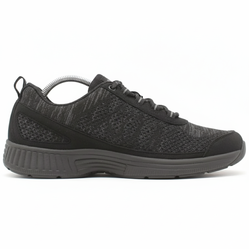 ORTHOFEET Coral No Tie Lace Black