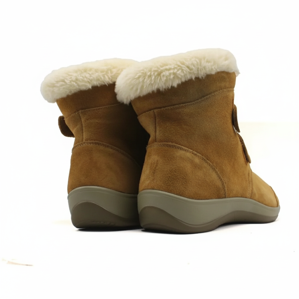 ORTHOFEET FLORANCE CAMEL SHOES