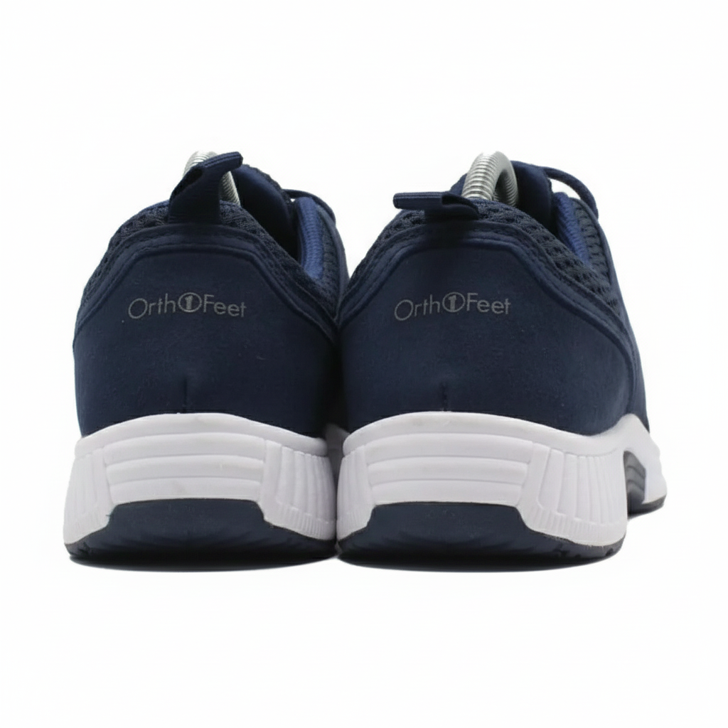 ORTHOFEET Francis No Tie Blue