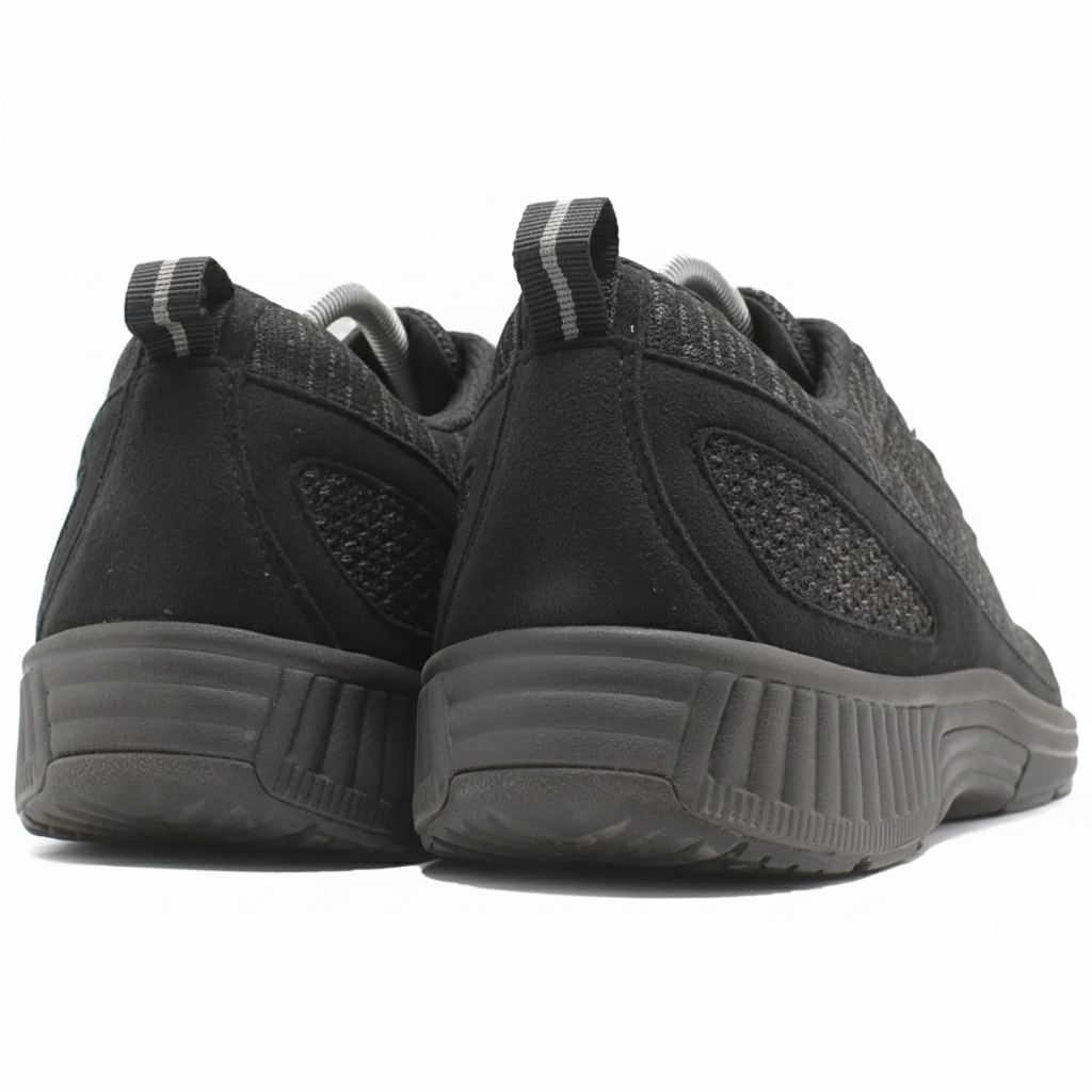 ORTHOFEET Coral Stretch Knit Black