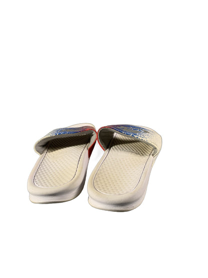 Nike white  slide sandals