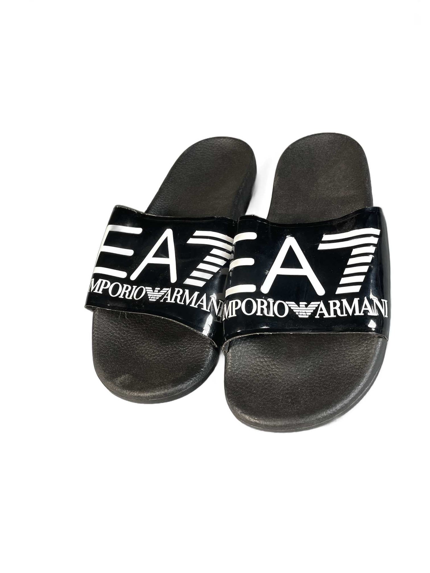 Emporio Armani Black Slide