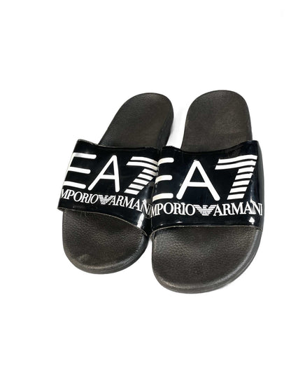 Emporio Armani Black Slide