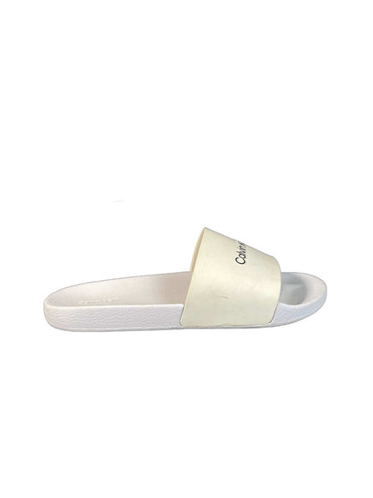 Calvin Klein White Slide
