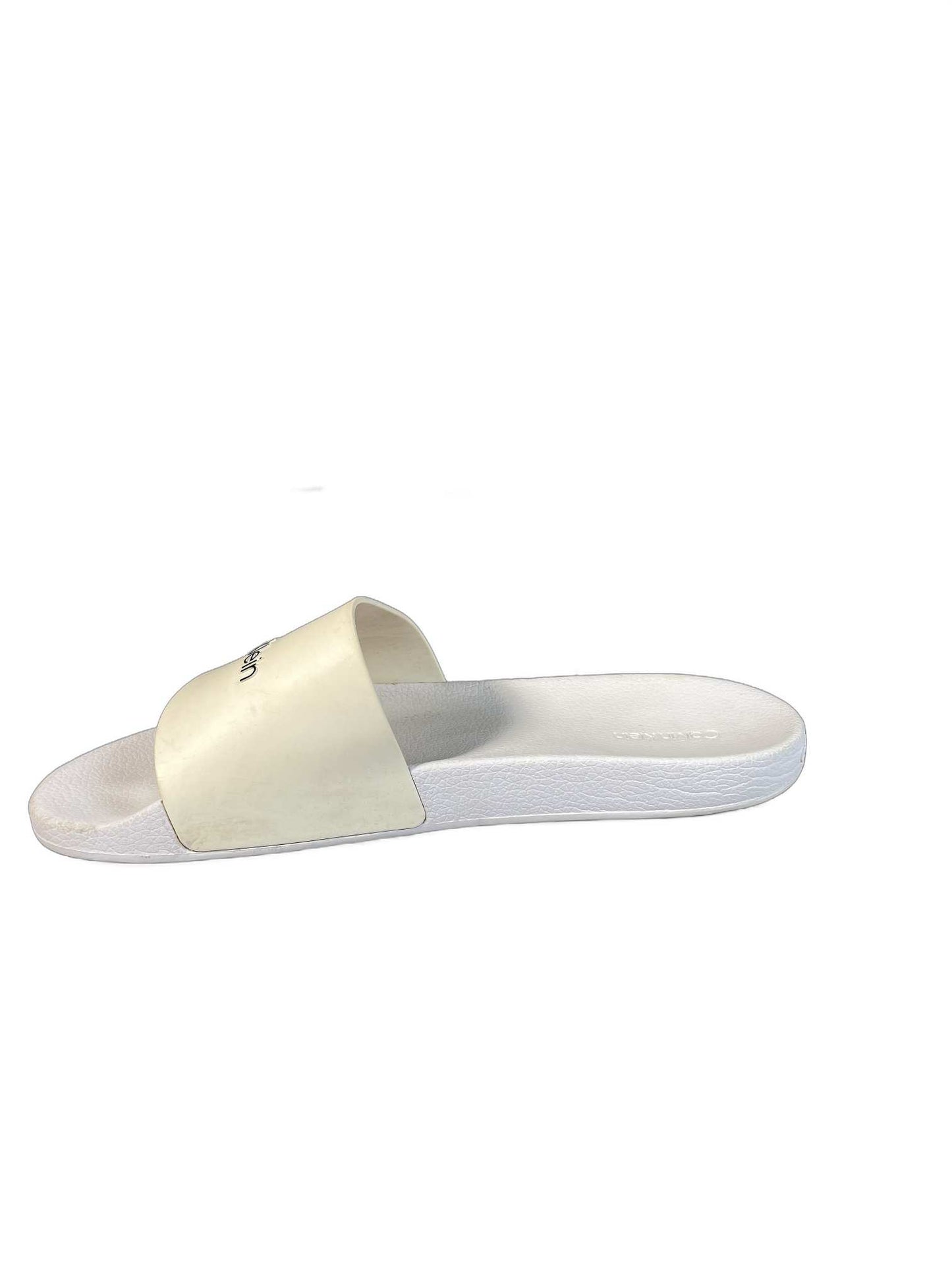 Calvin Klein White Slide