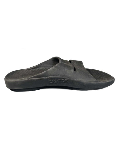OOFOS Black Slide
