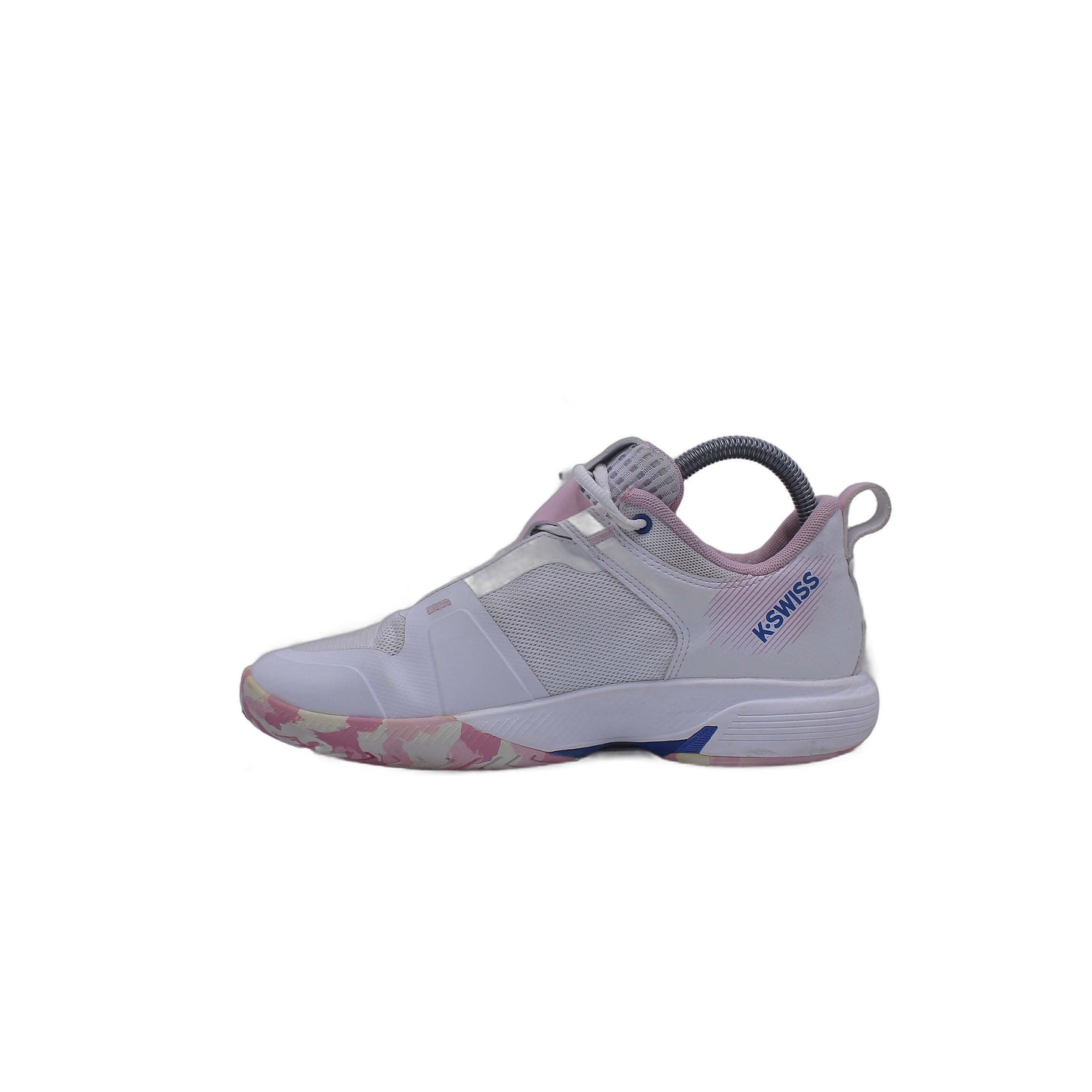 K-Swiss White & Pink Sneakers