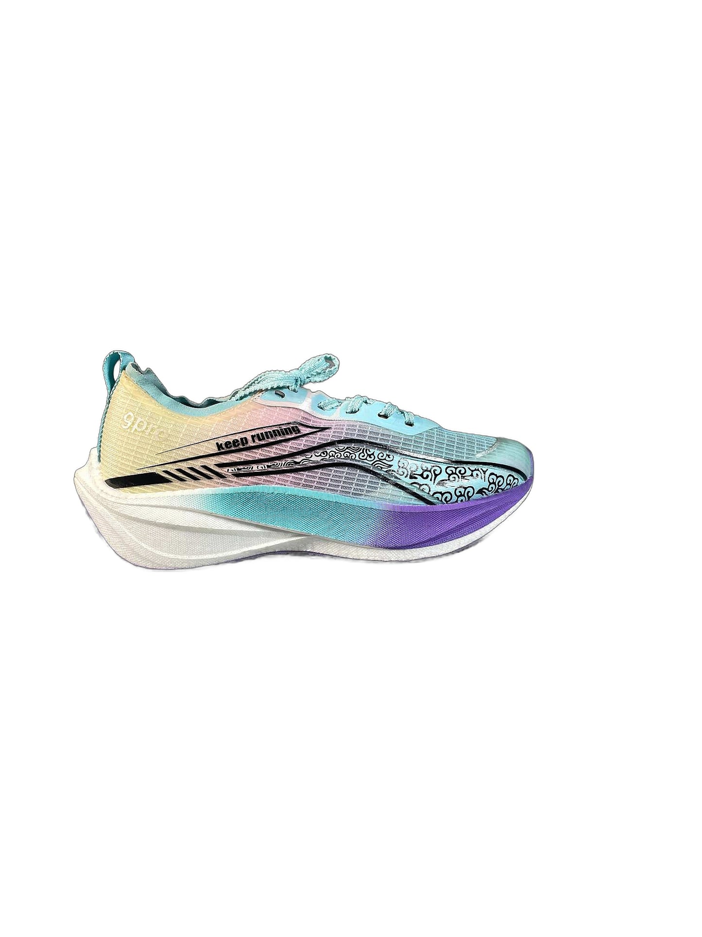 Gradient running sneaker
