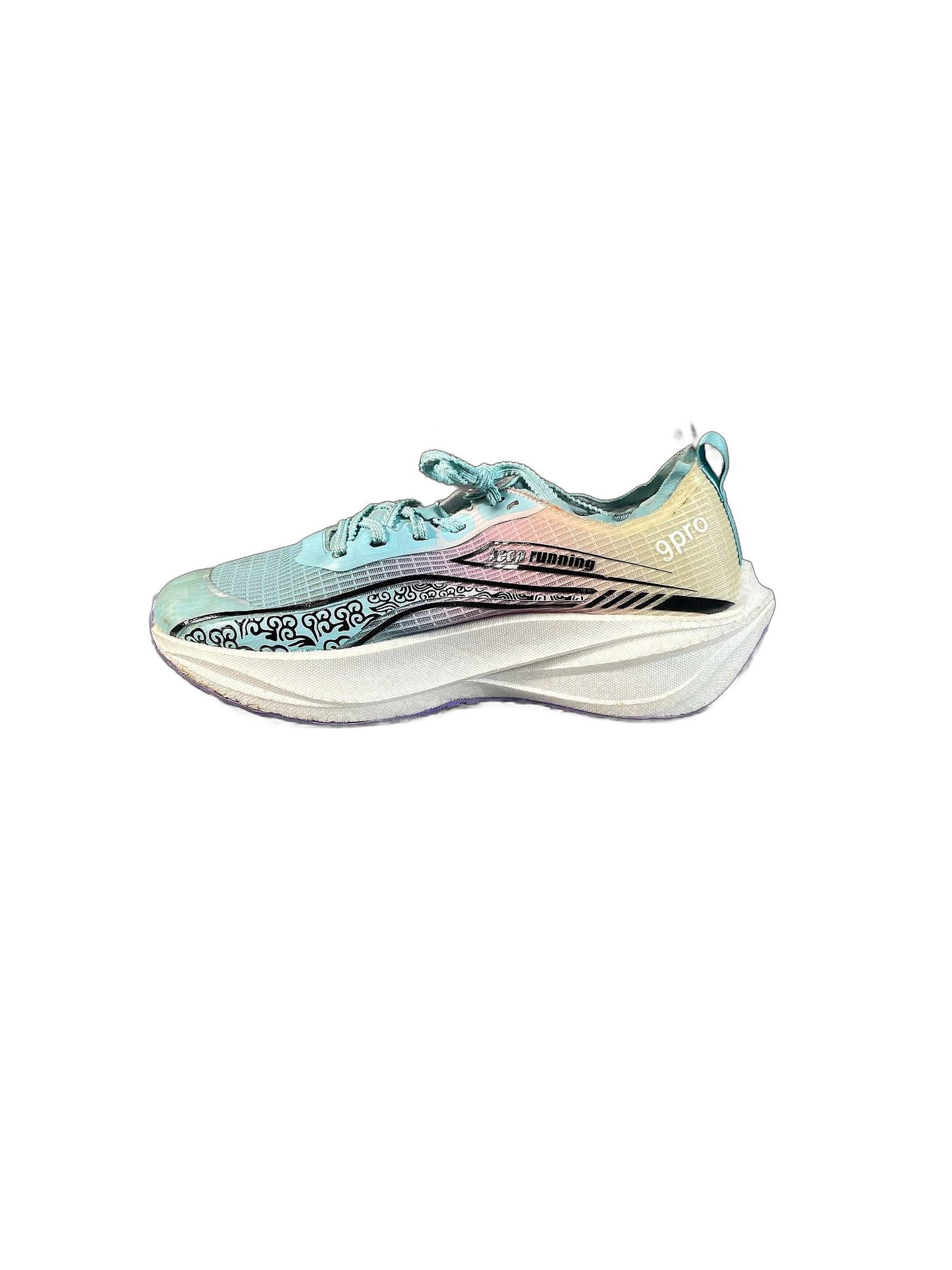 Gradient running sneaker