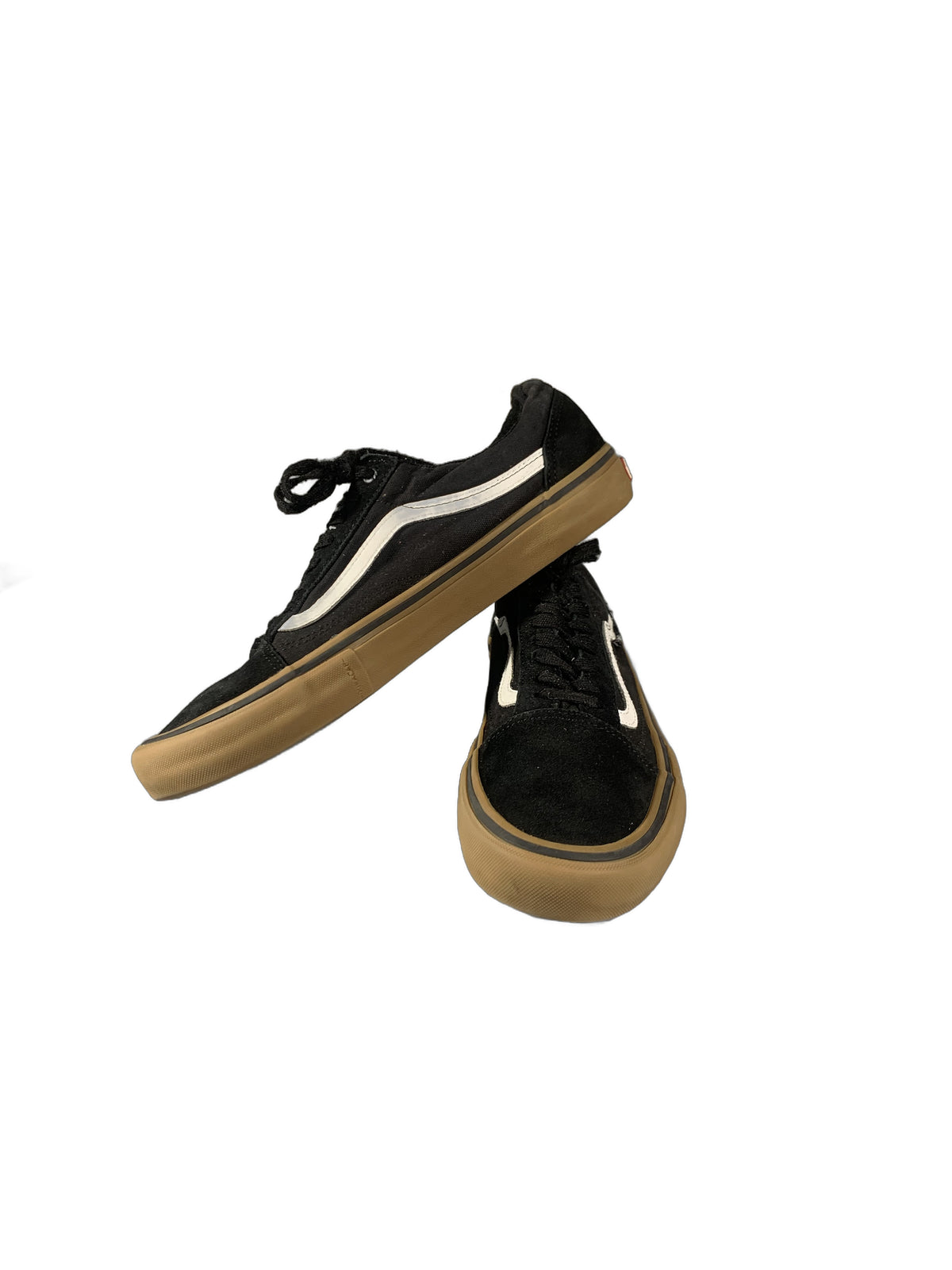 Vans Skate Old  in a black and gum colorway  shoe