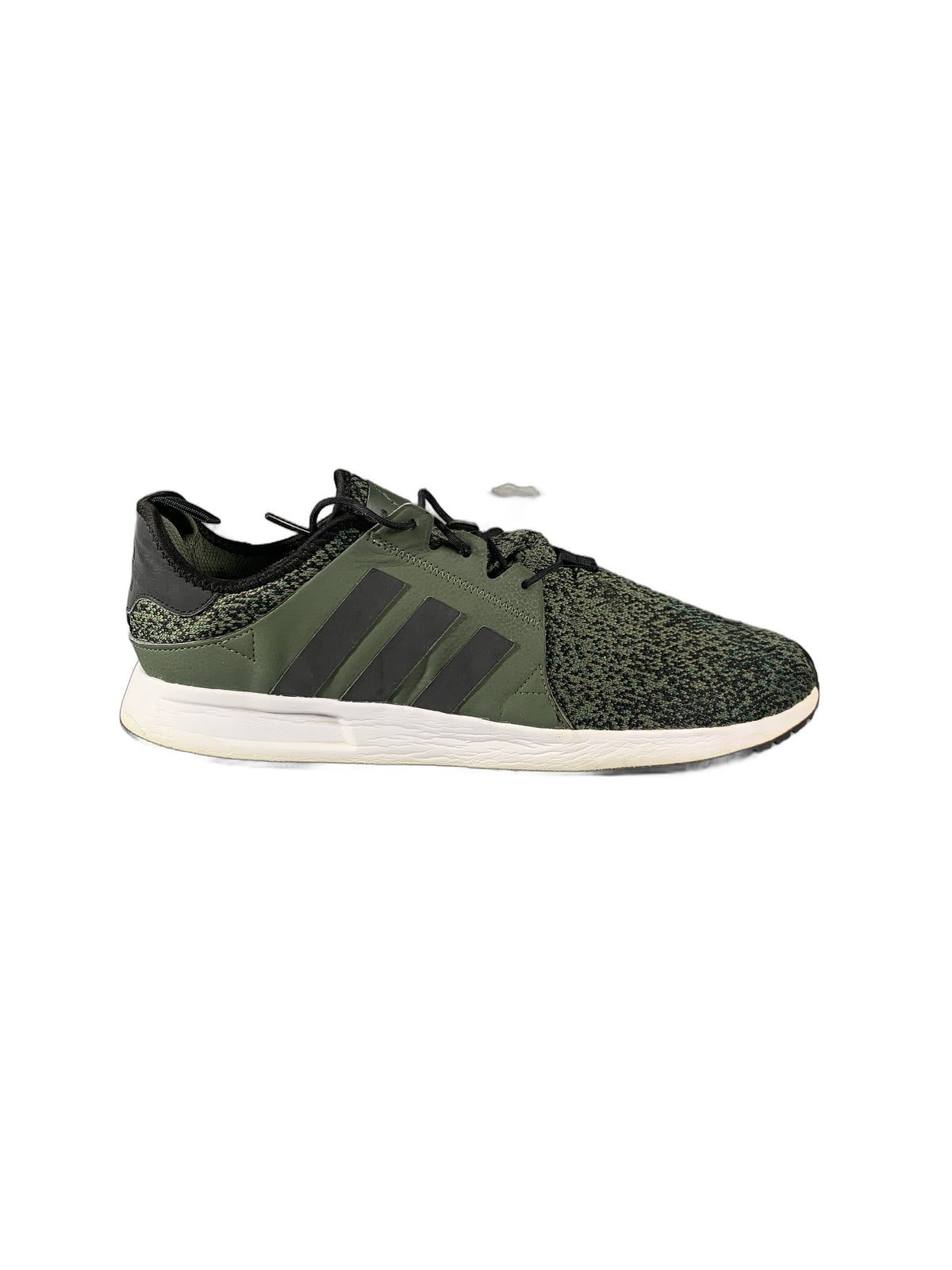adidas X_PLR sneaker in a base green knit colorway