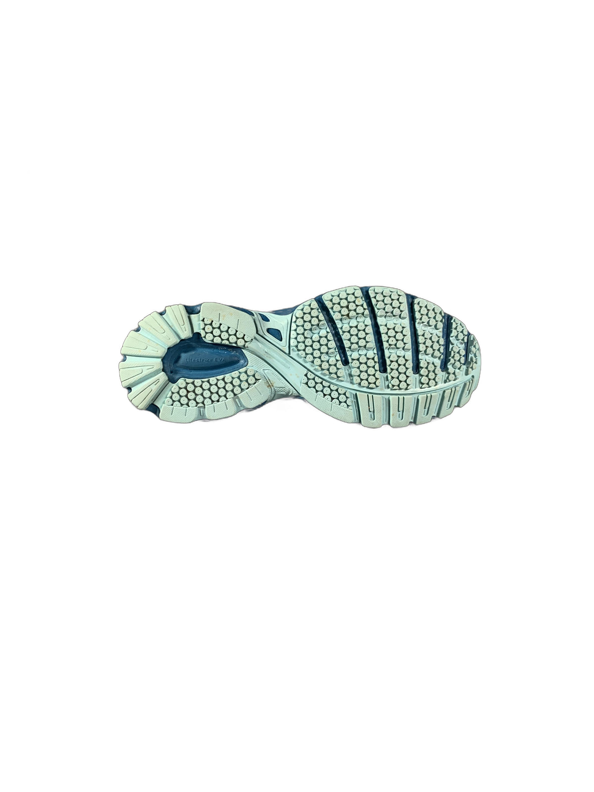 adidas Vanquish 6 running shoe in a white and blue colorway