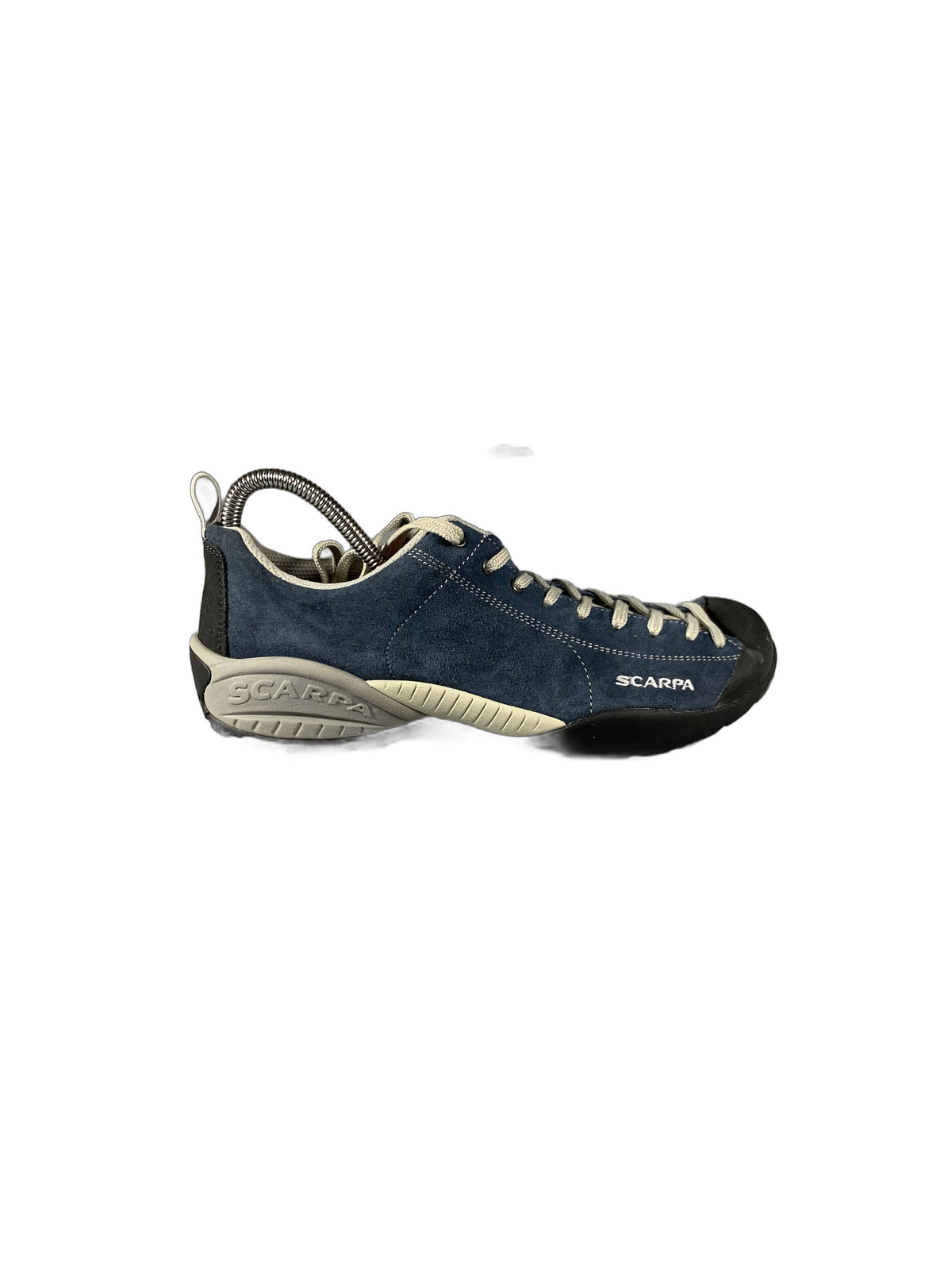 Scarpa Mojito lifestyle shoe in blue suede