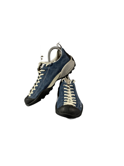Scarpa Mojito lifestyle shoe in blue suede