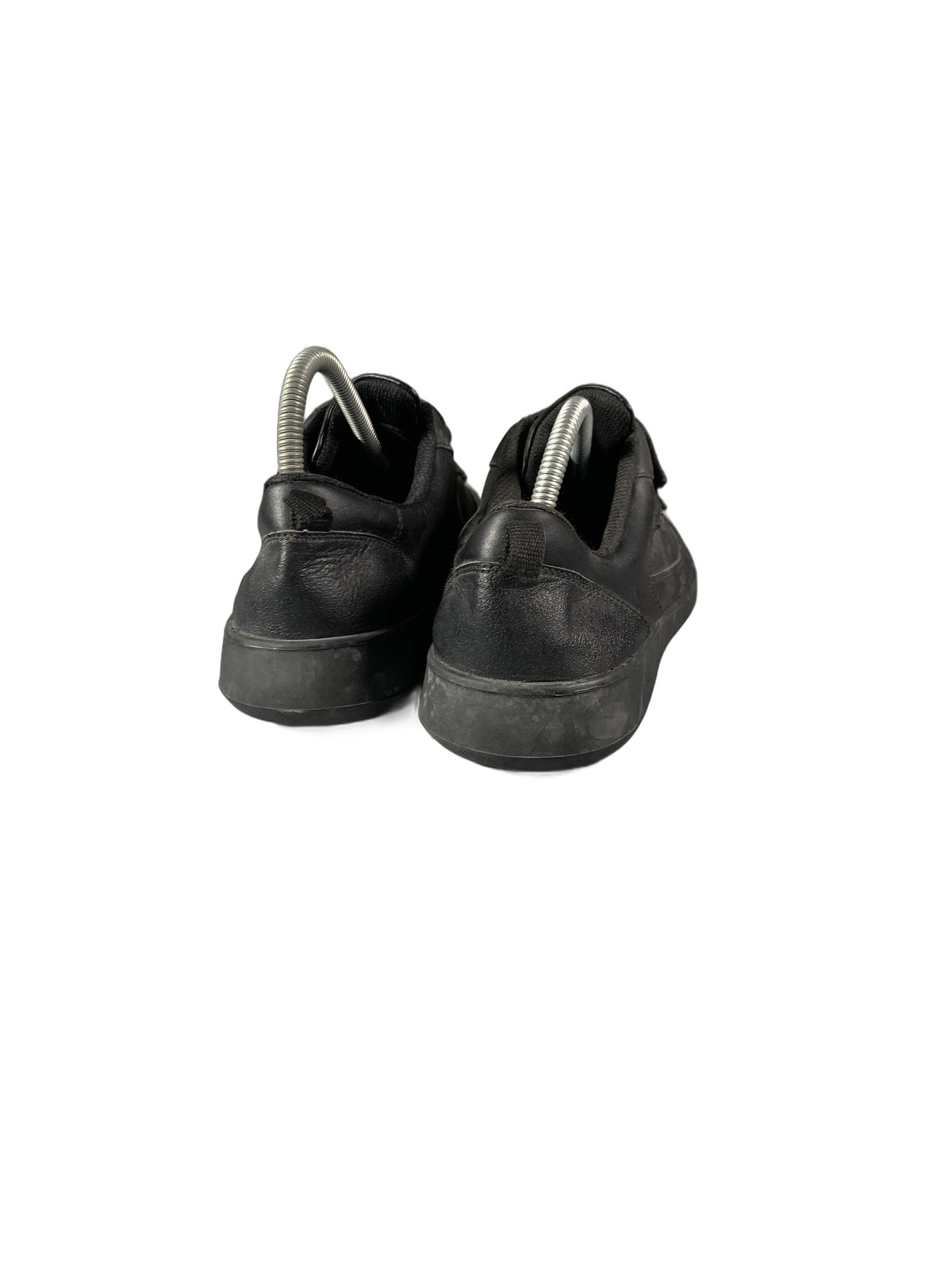 Clarks Boys Scape Flare black leather shoes
