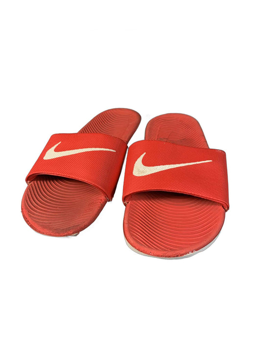 Nike red Slipper