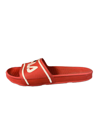 Fila Red Slipper