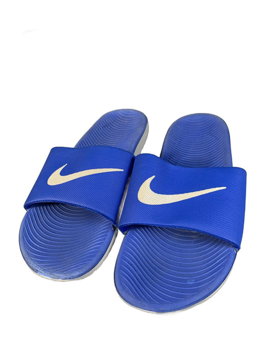 Nike Blue Slipper