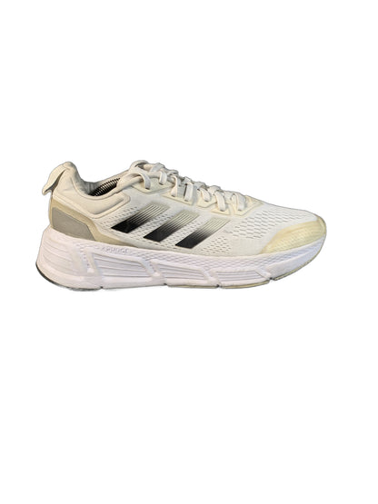 Adidas Questar running shoe highlighted by its white mesh