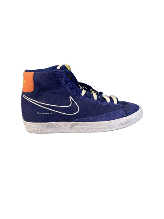 Nike Blazer Mid 77 First Usein Deep Royal Blue/White shoe