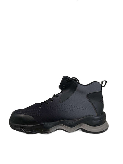 Sroter black high-top safety work sneaker