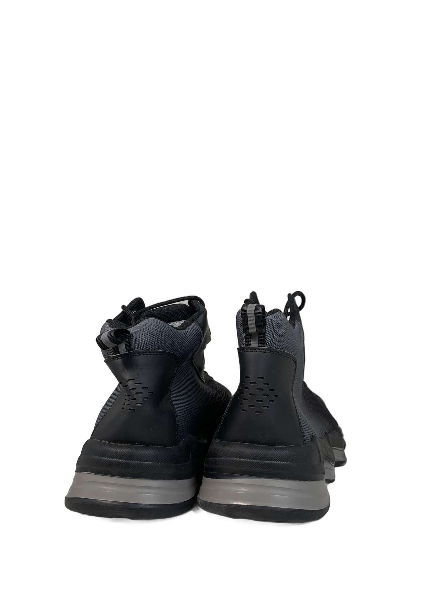 Sroter black high-top safety work sneaker