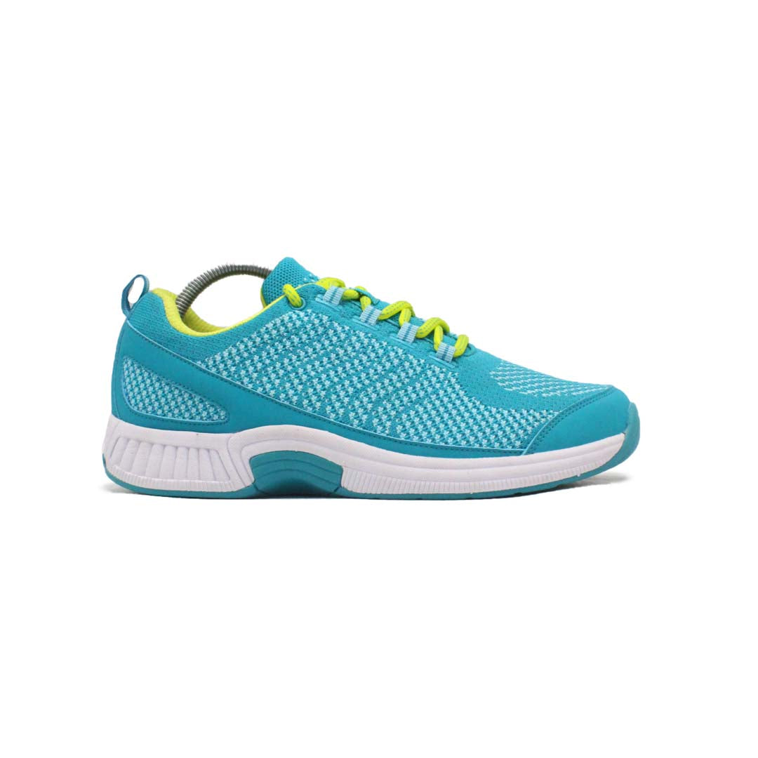 ORTHOFEET Coral Stretch Knit Turquoise