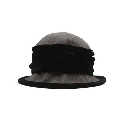 CLASSIC GREY & BLACK BUCKET HAT