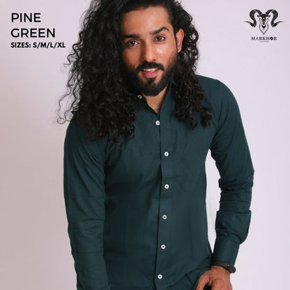 Markhor Clothing Pine Green Shirt