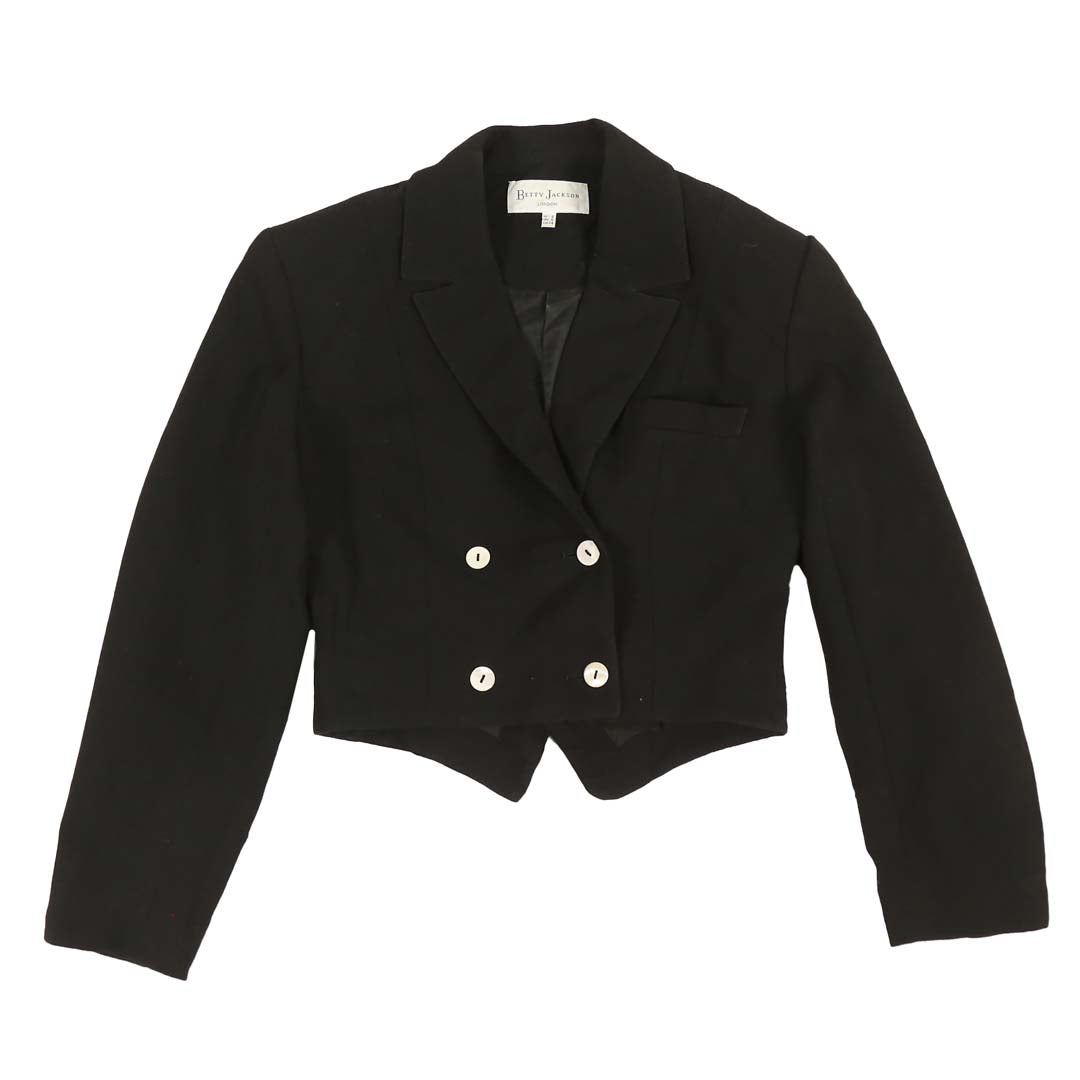 BETTY JACKSON BLACK BLAZER SWAG KICKS