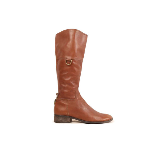 ETIENNE AIGNER BROWN LEATHER HIGH BOOTS
