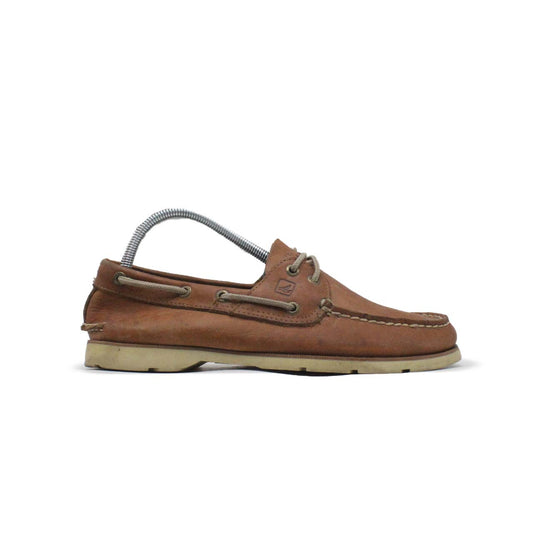 SPERRY TOP SIDER LACE UP BROWN LEATHER