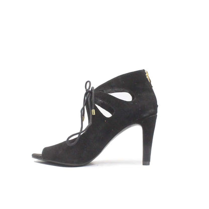 ANA  A NEW APPORACH BLACK FASHIONED Open Toe High Heel