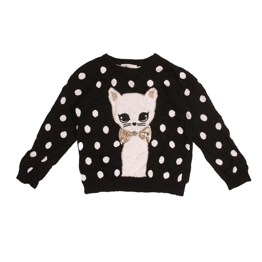 H AND M CAT KID SWEATER