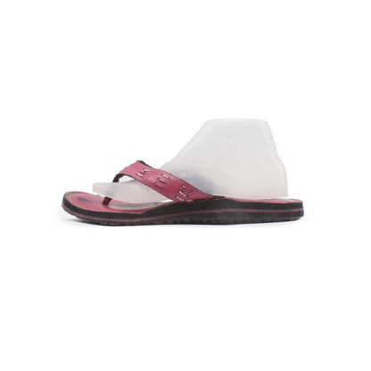 CLARKS CASUAL LEATHER PINK SLIPPERS