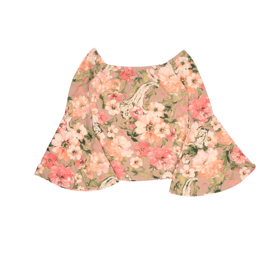 POLLY & ESTHER CASUAL FLOWER PRINTED TOP