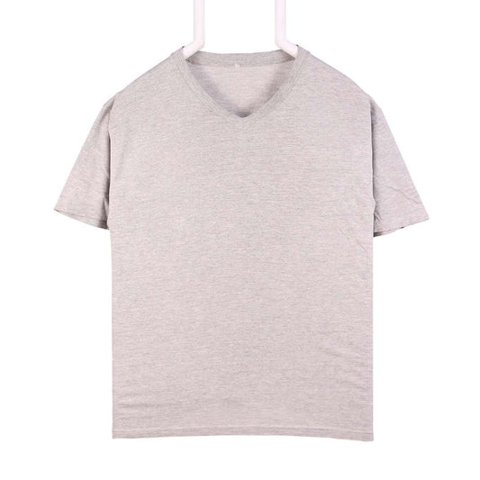 Classic Grey V Neck T Shirt