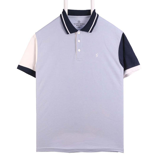 Leon Blue White Polo Shirt