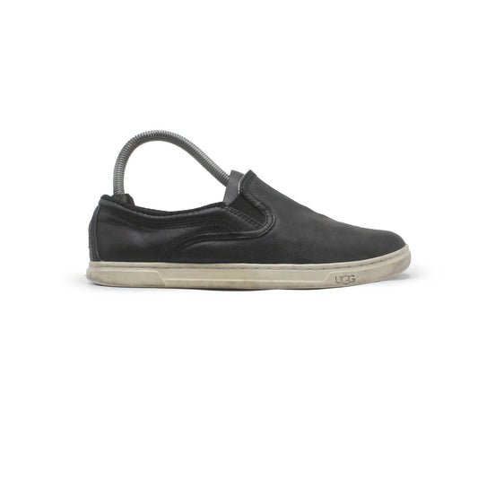 UGG Tobin Black Leather Slip On