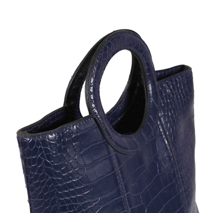Classic Royal Blue Top Handle Bag