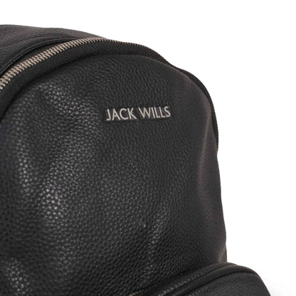 Jack Wills Black Backpack