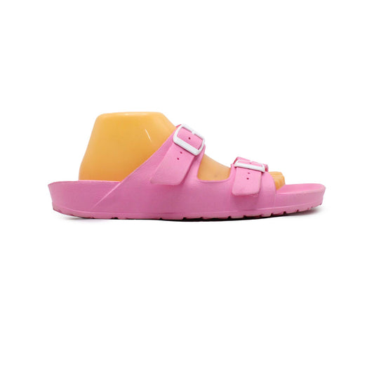 Classic pink Double Strap Slide