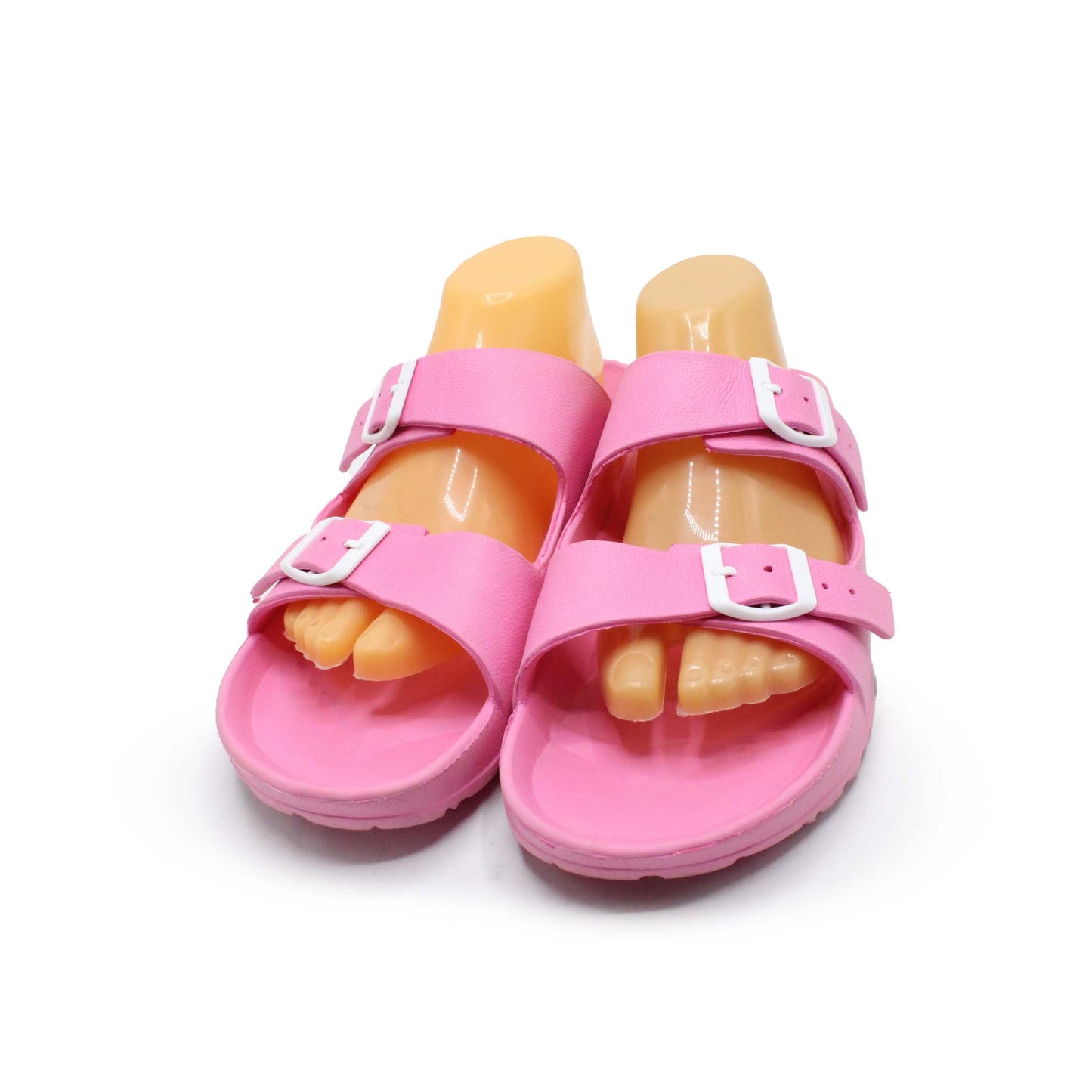 Classic pink Double Strap Slide