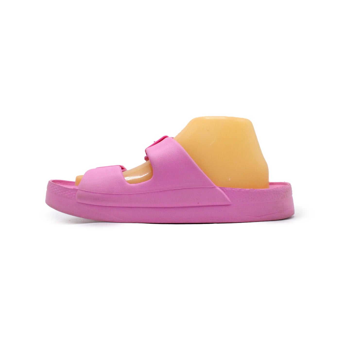 Classic Pink Double Strap Slide