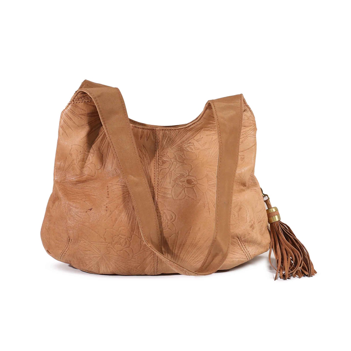 Classic Camel Brown Women Shoulder Bag