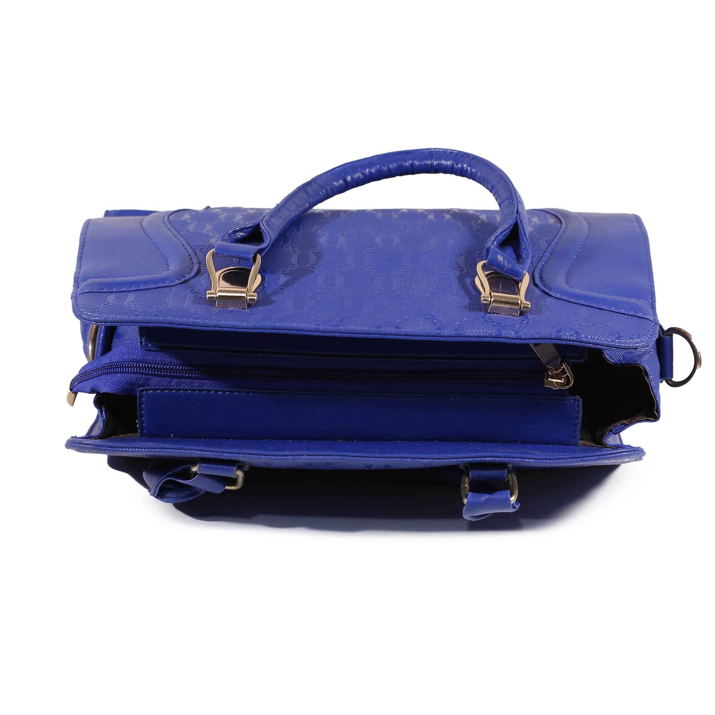 Classic Blue Women Top Handle Bag