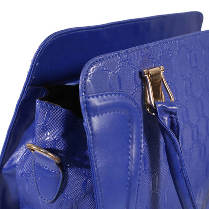 Classic Blue Women Top Handle Bag